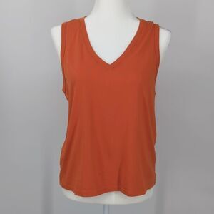 American Giant Burnt Orange Oversized Tank Top Small